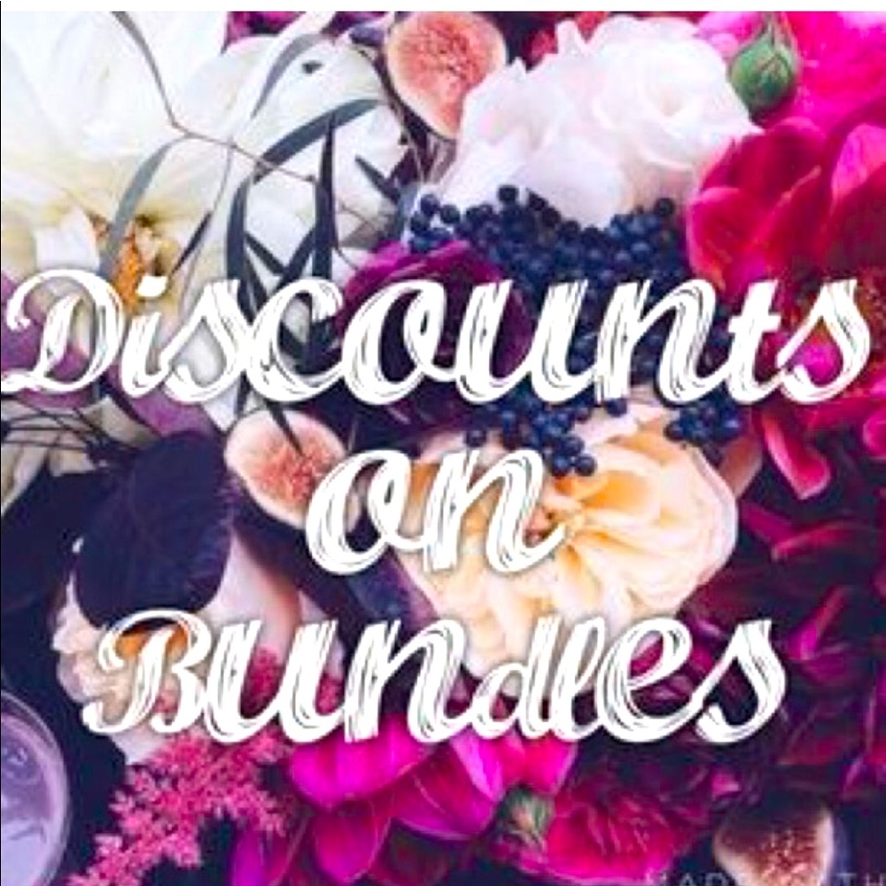 Bundle and get discount!!